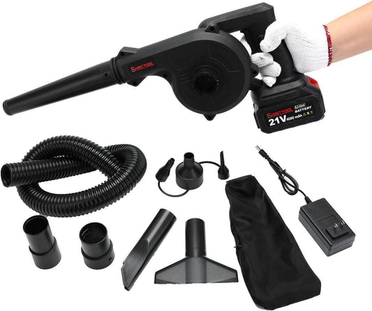 Cordless Mini Blower | 2 in 1 Rechargable Vaccum